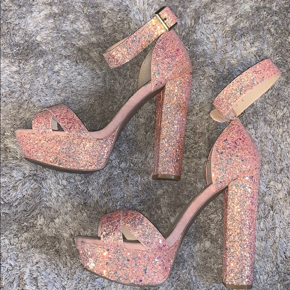 Sparkly heels